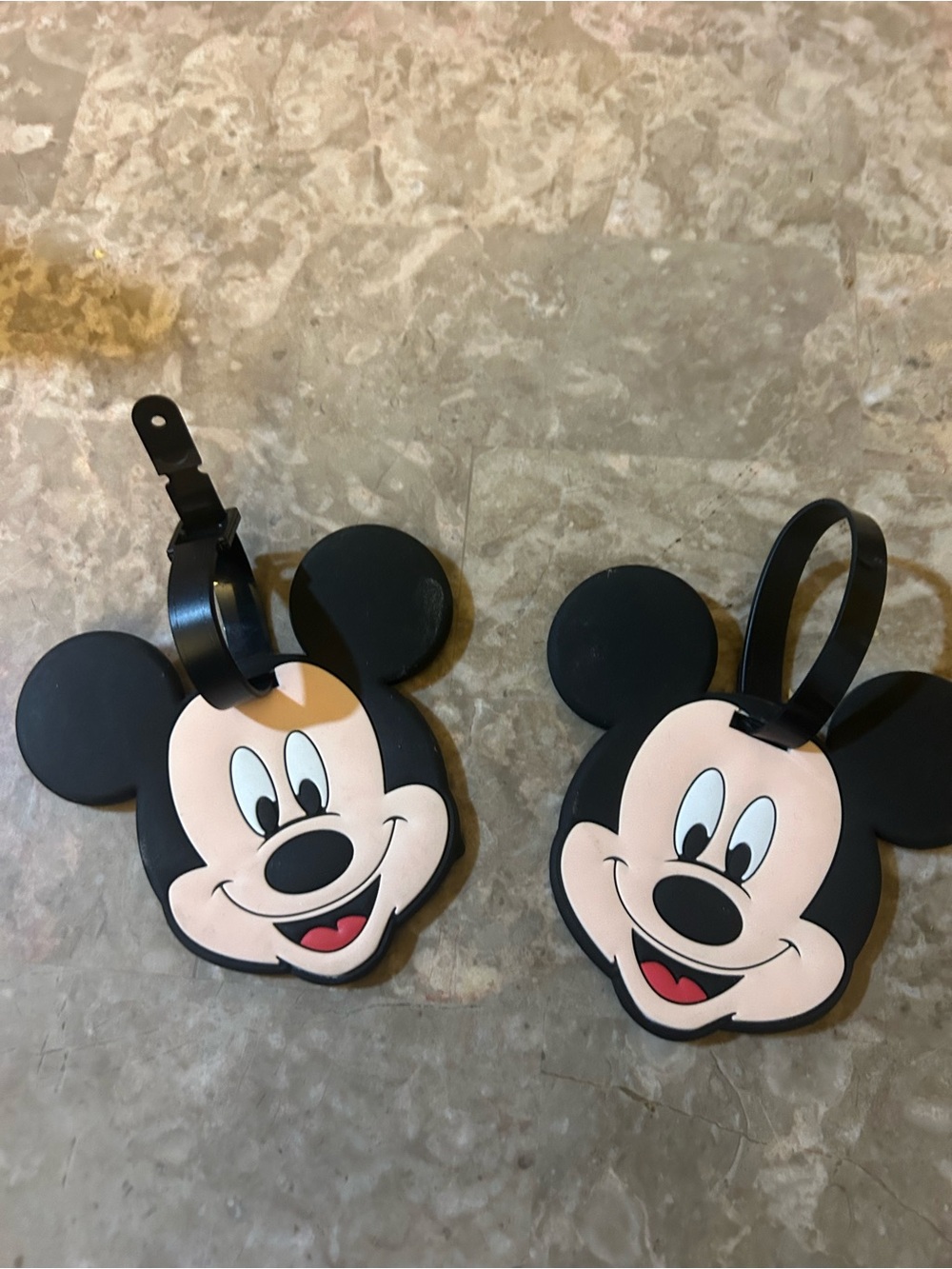 Disney Luggage Tag - Black and Peach